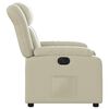 vidaXL Electric Recliner Chair Cream gervi le&eth;ur