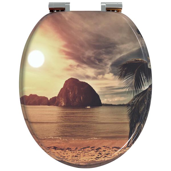 vidaXL Mj&uacute;kur loka&eth; setti fyrir salerniss&aelig;ti Appels&iacute;nugulur 44 x 38 cm