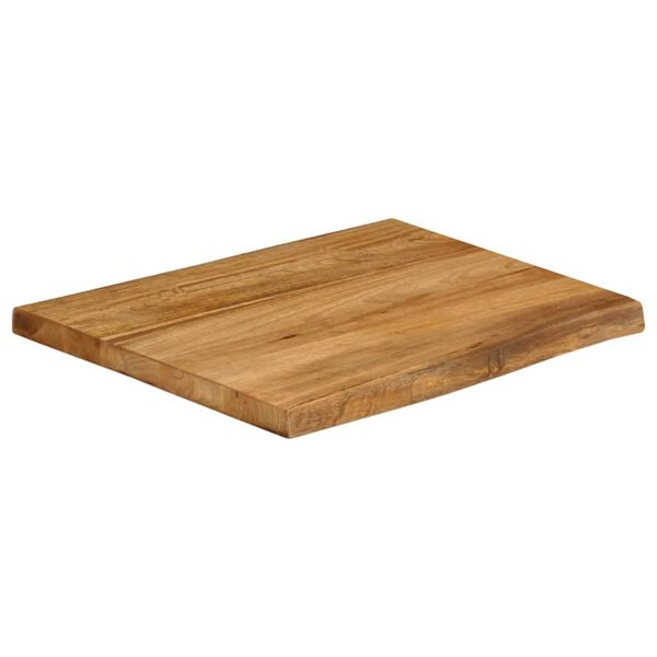 vidaXL Bor&eth;plata 80x80x2,5 cm N&aacute;tt&uacute;rulegum Br&uacute;num Gegnheill Mang&oacute;vi&eth;ur