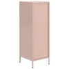 vidaXL Highboard Bleikt 35x39x103,5 cm Stál