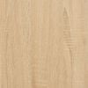 vidaXL Sj&oacute;nvarpssk&aacute;pur Sonoma Eik 102x35x45 cm Samsettur Vi&eth;ur