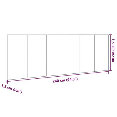 vidaXL Rúmgaflinn með Skápum Steypugrár 240 cm Samsettur Viður