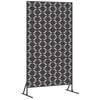 vidaXL Einkageymslur Svartur 100 x 50 x 180 cm St&aacute;l
