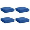 vidaXL P&uacute;&eth;i 4 pcs K&oacute;ngabl&aacute;r 40 x 40 x 8 cm Oxford efni