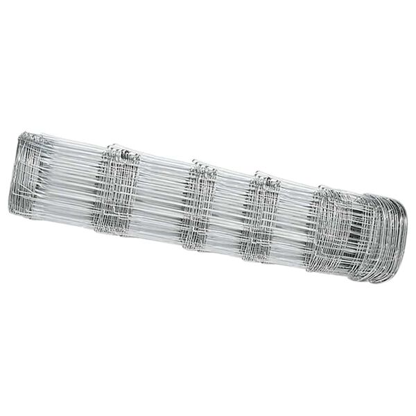 vidaXL T&uacute;nagir&eth;ing Silfur 100 x 0,8 m Sinkh&uacute;&eth;a&eth; st&aacute;l