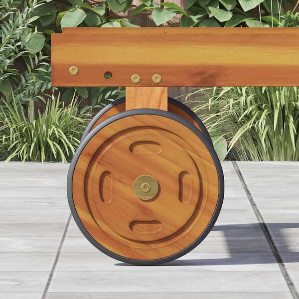 vidaXL R&uacute;mshj&oacute;l 2 pcs Br&uacute;nn 20.5 x 20.5 x 2 cm Hrein akas&iacute;utr&eacute;