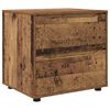 vidaXL Geymslusk&aacute;pur Gamall vi&eth;ur 60 x 48 x 57 cm Samsettur vi&eth;ur