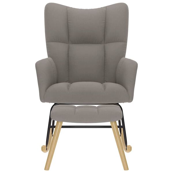 vidaXL ruggust&oacute;ll me&eth; taupe-f&oacute;taskammi