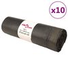 vidaXL Ruslapokar me&eth; Spennu 250 stk. Svartur 120 l