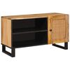 vidaXL Sj&oacute;nvarpssk&aacute;pur me&eth; geymslu Br&uacute;nn 80 x 33 x 46 cm Hart mang&oacute;tr&eacute;