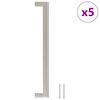 vidaXL Sk&aacute;pur Handf&ouml;ng 5 stk Silfurlitu&eth; 224 mm Ry&eth;fr&iacute;tt st&aacute;l