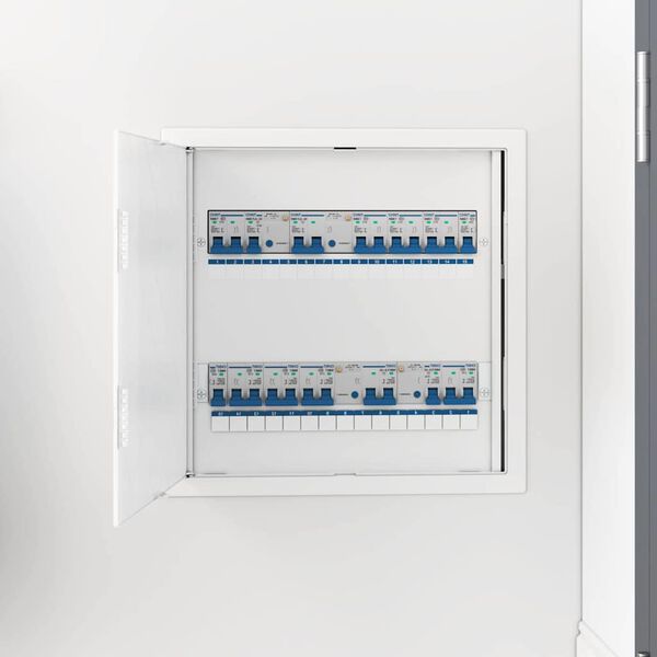 vidaXL A&eth;gengisbakkar Hv&iacute;tt 40 x 40 cm ABS Plast