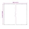 vidaXL Tarp&uacute;linu Gegns&aelig;tt 4 x 8 m PVC
