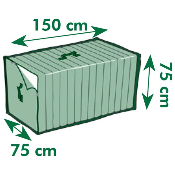 Nature Yfirbreiðsla fyrir Garðsessur 150x75x75 cm