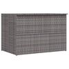 vidaXL Geymslukassi fyrir Gar&eth; Gr&aacute;r 150x100x100 cm P&oacute;l&yacute;rattan