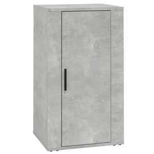 vidaXL Skenkur Steypugr&aacute;r 40x33x70 cm Samsettur Vi&eth;ur