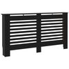 vidaXL Ofnhl&iacute;f Sv&ouml;rt 152x19x81,5 cm MDF