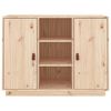 vidaXL skenkur 100x40x75 cm Solid Wood Furu
