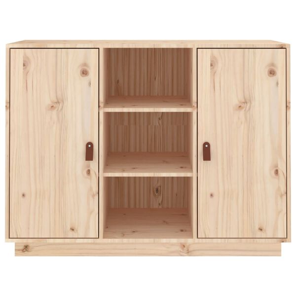 vidaXL skenkur 100x40x75 cm Solid Wood Furu