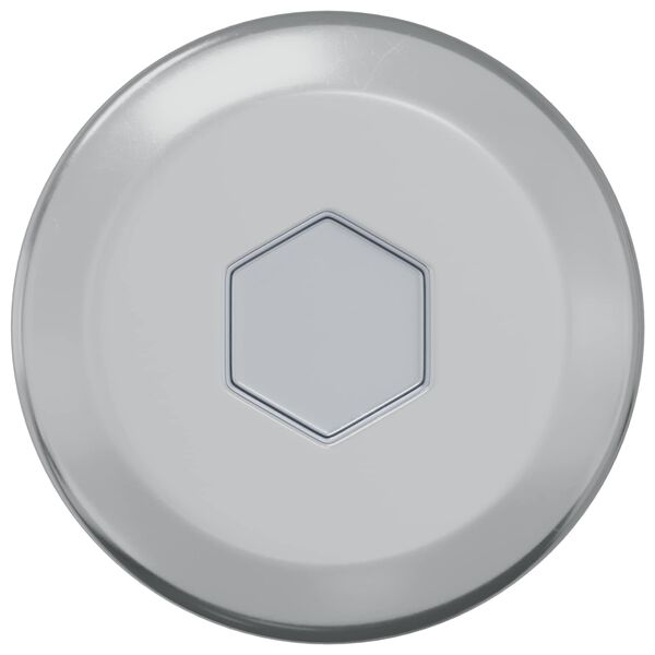 vidaXL Skr&uacute;fa 2 pcs Silfur 8 x 25 mm St&aacute;l