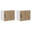vidaXL Eldh&uacute;s sk&aacute;pur Lucca 2 pcs Handverkseik 50 x 31 x 40 cm