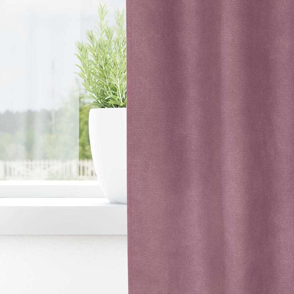 vidaXL Myrkratj&ouml;ld 2 pcs D&ouml;kk bleik 140 x 140 cm Flauel