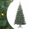 vidaXL J&oacute;latr&eacute; me&eth; 300 LED me&eth; standi Gr&aelig;nn 240 cm PVC
