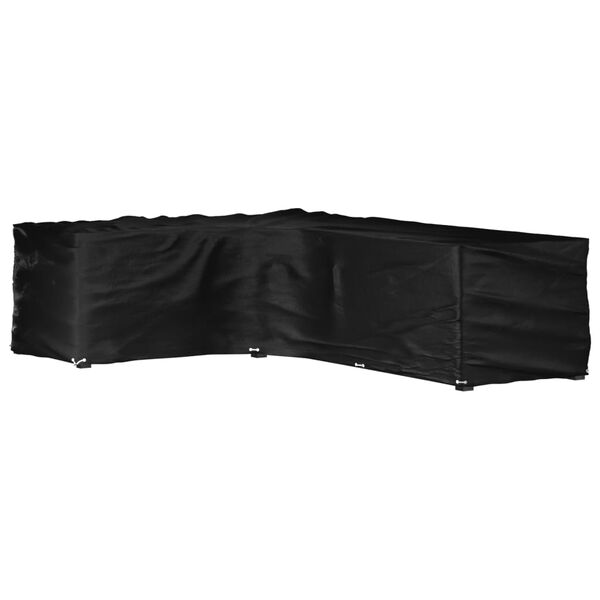 vidaXL L-laga Gar&eth;h&uacute;sgagnayfirbrei&eth;sla 18 K&oacute;sar 220x285x80 cm