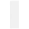 vidaXL Sj&oacute;nvarpsveggsk&aacute;pur Hv&iacute;tt 30 x 31 x 100 cm Samsettur vi&eth;ur