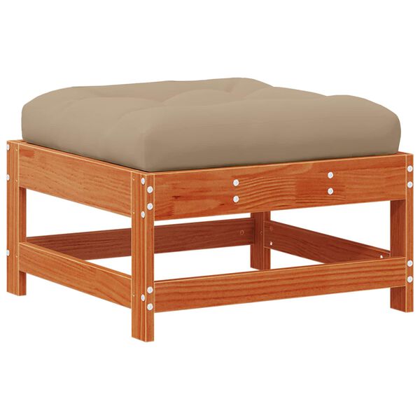 vidaXL Gar&eth;f&aelig;tur Mass&iacute;ft furuvi&eth; VaxBr&uacute;nn