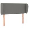 vidaXL H&ouml;f&eth;agafl me&eth; Eyrum 93x23x78/88 cm D&ouml;kkgr&aacute;tt Efni