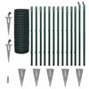 vidaXL Euro Gir&eth;ing St&aacute;l 25x1,2 m Gr&aelig;n