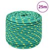 vidaXL B&aacute;tareipi Gr&aelig;nn 14 mm 25 m P&oacute;l&yacute;pr&oacute;p&yacute;len