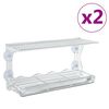 vidaXL Fuglaf&oacute;&eth;rarar &iacute; Glugga 2 stk. Akr&yacute;l 30x12x15 cm