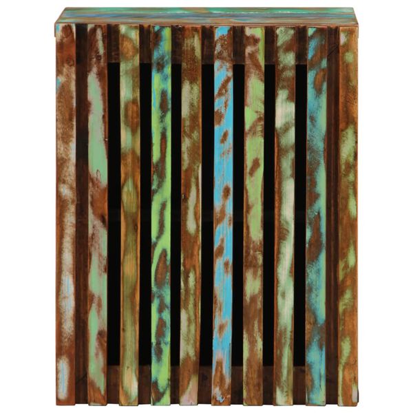 vidaXL Baðherbergisveggskápur 38x34x48 cm Gegnheill Akasíuviður