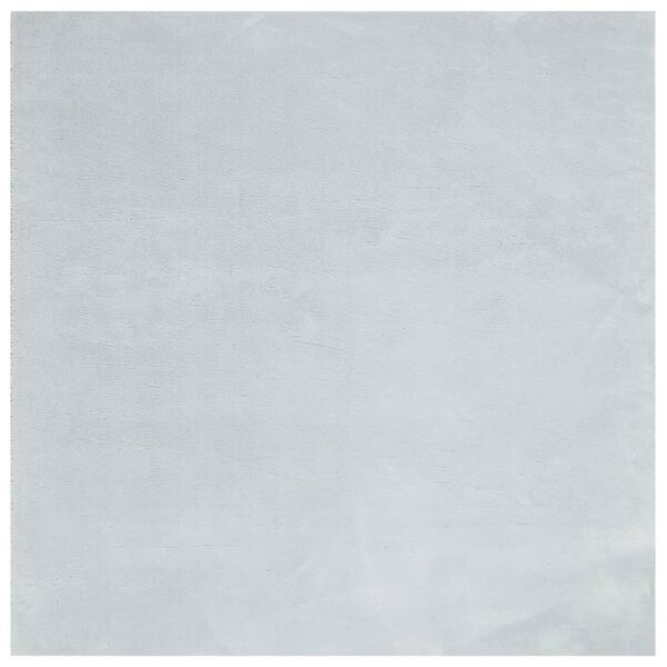 vidaXL Motta HUARTE Stutt Flos Mj&uacute;k og &THORN;vottheld Bl&aacute; 240x240 cm