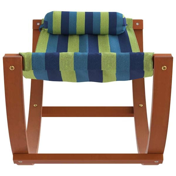 vidaXL Rugguhengir&uacute;m fyrir Krakka Bl&aacute;tt og Gr&aelig;n&ouml;nd&oacute;tt Efni