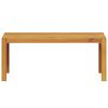 vidaXL Bekkur Ol&iacute;u n&aacute;tt&uacute;rulegt 110 x 30 x 45 cm Solid teak vi&eth;ur
