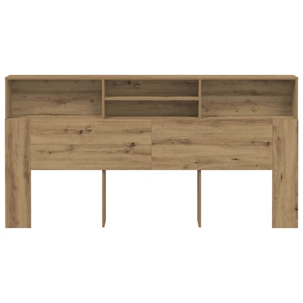 vidaXL H&ouml;fu&eth;gaflssk&aacute;pur Artisian Oak 200x19x103,5 cm Hanna&eth;ur vi&eth;ur