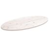 vidaXL Bor&eth;plata Hv&iacute;t 90x45x2,5 cm Gegnheil Fura Spor&ouml;skjulaga