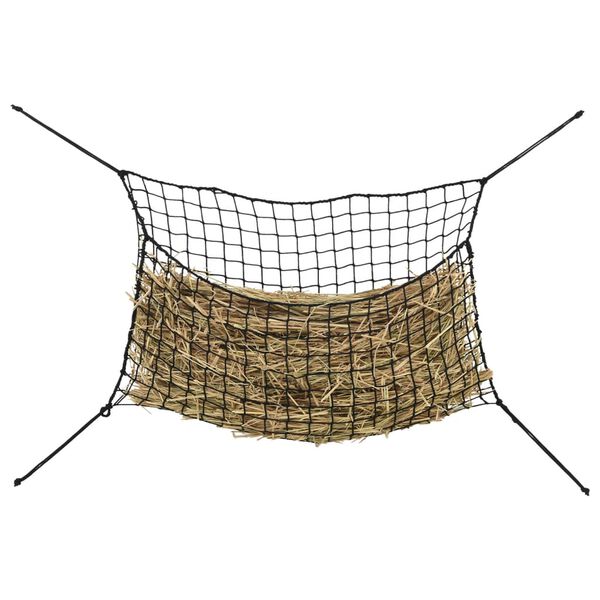 vidaXL Heynet 2 stk R&eacute;tthyrningslaga Svart 200x120 cm PP