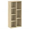 vidaXL B&oacute;kask&aacute;pur Sonoma Eik 50x25x105 cm Samsettur Vi&eth;ur