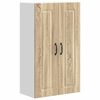 vidaXL Eldh&uacute;s sk&aacute;pur me&eth; geymslu Kalmar Sonoma Eik 60 x 31 x 100 cm