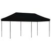 vidaXLSamfellanlegt Veislutjald Pop-Up Svartur 580x292x315 cm