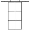 vidaXL rennihur&eth; me&eth; v&eacute;lb&uacute;na&eth;arsetti 102x205 cm ESG Gler&&Aacute;l
