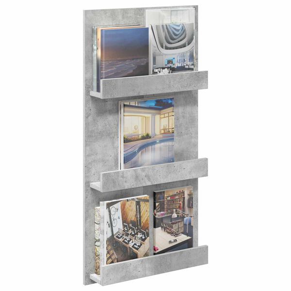 vidaXL T&iacute;marit Hillur Steingri&eth; 51 x 11 x 102 cm Samsettur vi&eth;ur