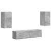 vidaXL Sj&oacute;nvarpssk&aacute;pasett 4 pcs Steingri&eth; Samsettur vi&eth;ur