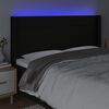 vidaXL LED H&ouml;f&eth;agafl 163x16x118/128 cm Svart Efni