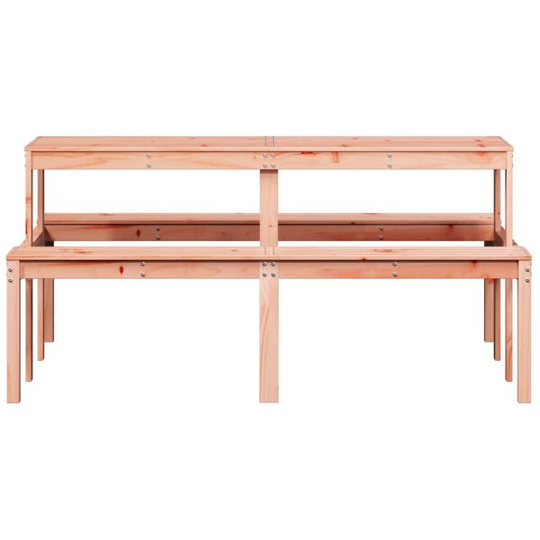 vidaXL Lautarfer&eth;abor&eth; 160x134x75 cm Gegnheill Douglasvi&eth;ur