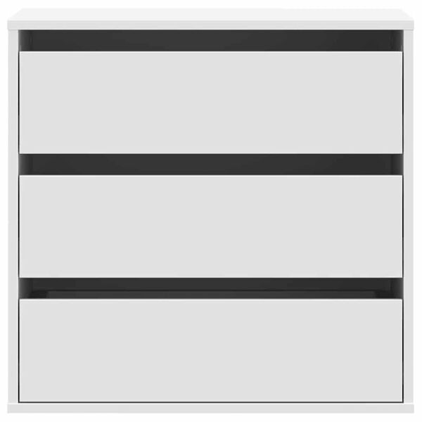 vidaXL Hornkomm&oacute;&eth;a Hv&iacute;tt 60x41x58 cm Hanna&eth;ur vi&eth;ur